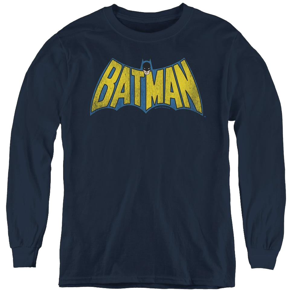 Dc Batman Classic Batman Logo - Youth Long Sleeve T-Shirt
