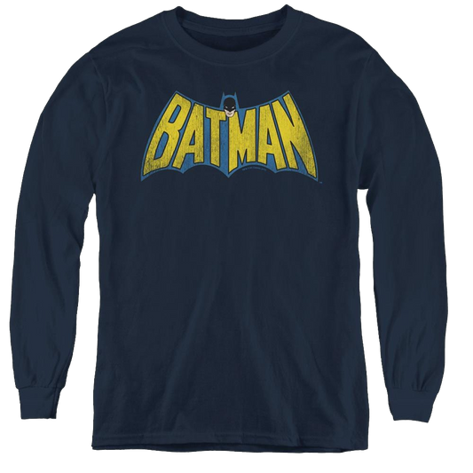 Dc Batman Classic Batman Logo - Youth Long Sleeve T-Shirt