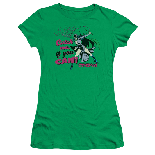 Catwoman Catch Me - Juniors T-Shirt