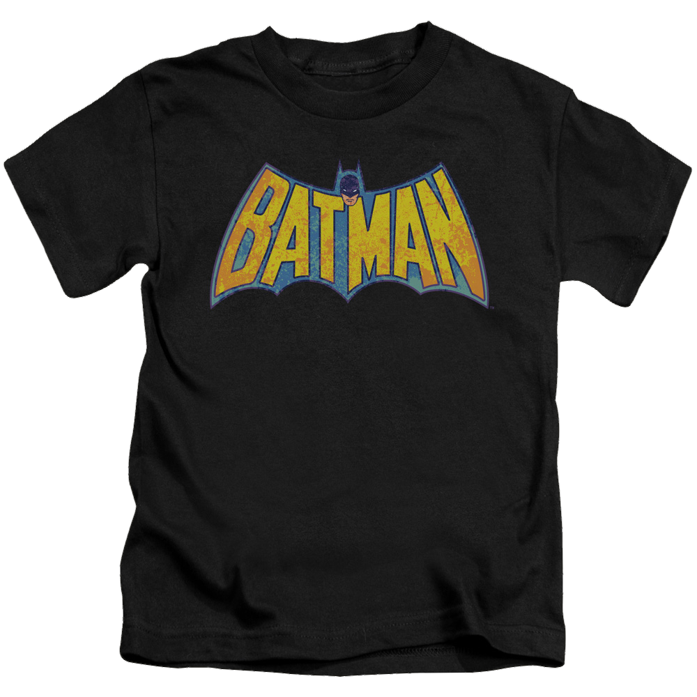 DC Batman Batman Neon Distress Logo - Kid's T-Shirt