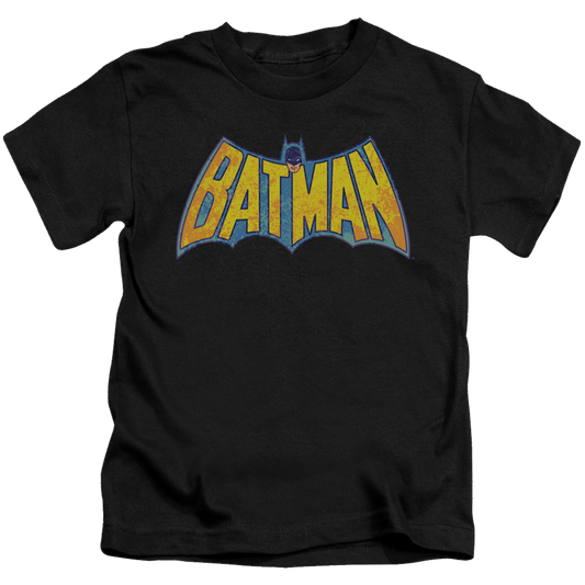 DC Batman Batman Neon Distress Logo - Kid's T-Shirt