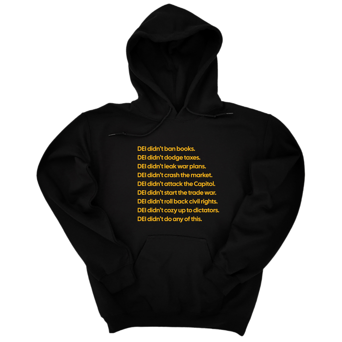 DEI DidnÃ¢â‚¬â„¢t Do Any of This Unisex Hoodie