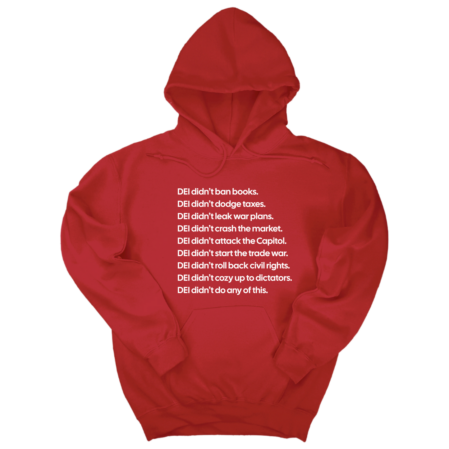 DEI DidnÃ¢â‚¬â„¢t Do Any of This Unisex Hoodie