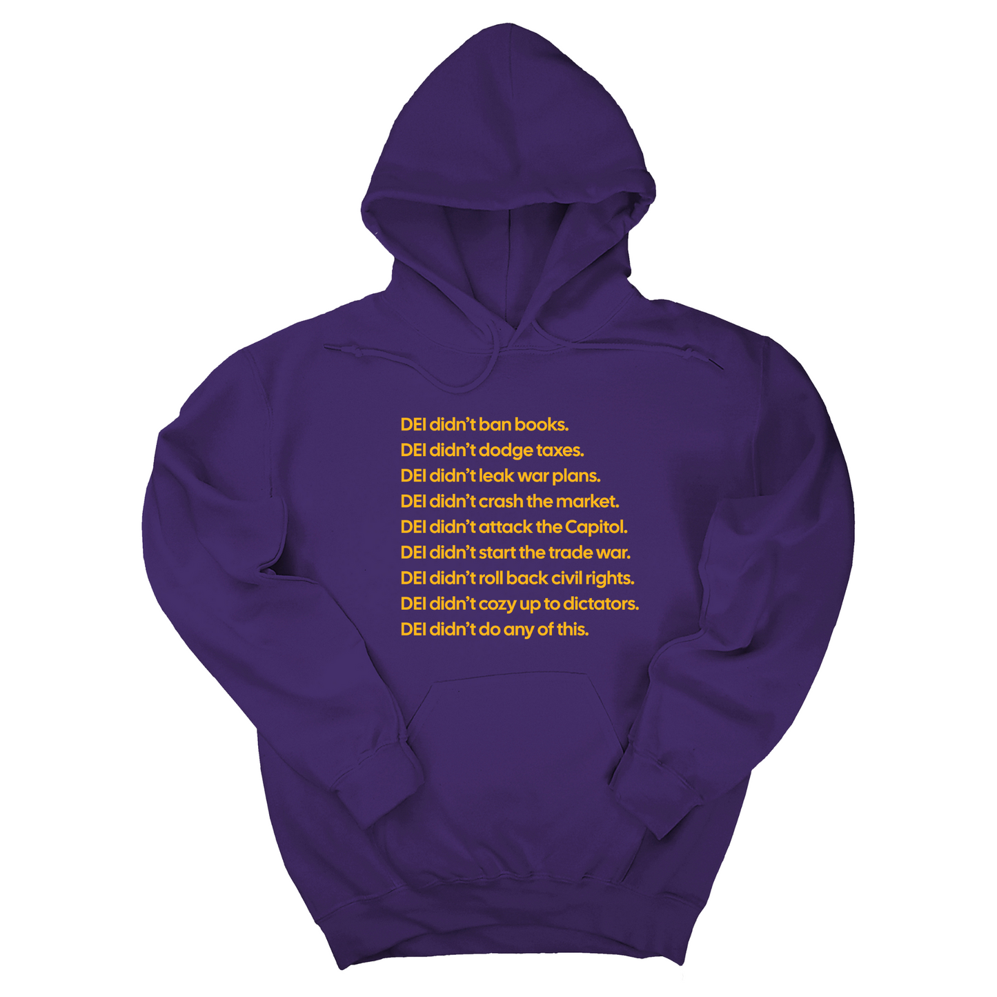 DEI DidnÃ¢â‚¬â„¢t Do Any of This Unisex Hoodie