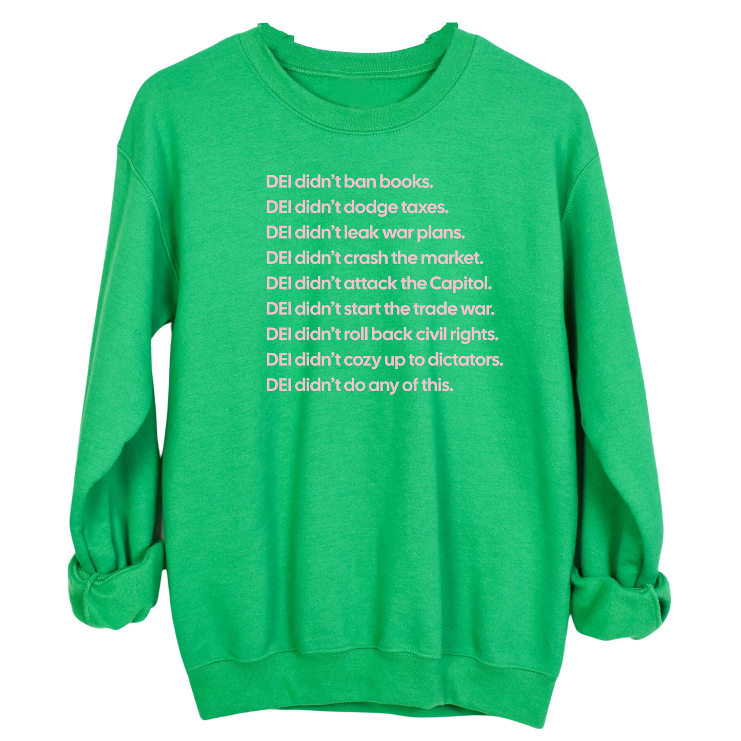 DEI DidnÃ¢â‚¬â„¢t Do Any of This Unisex Sweatshirt