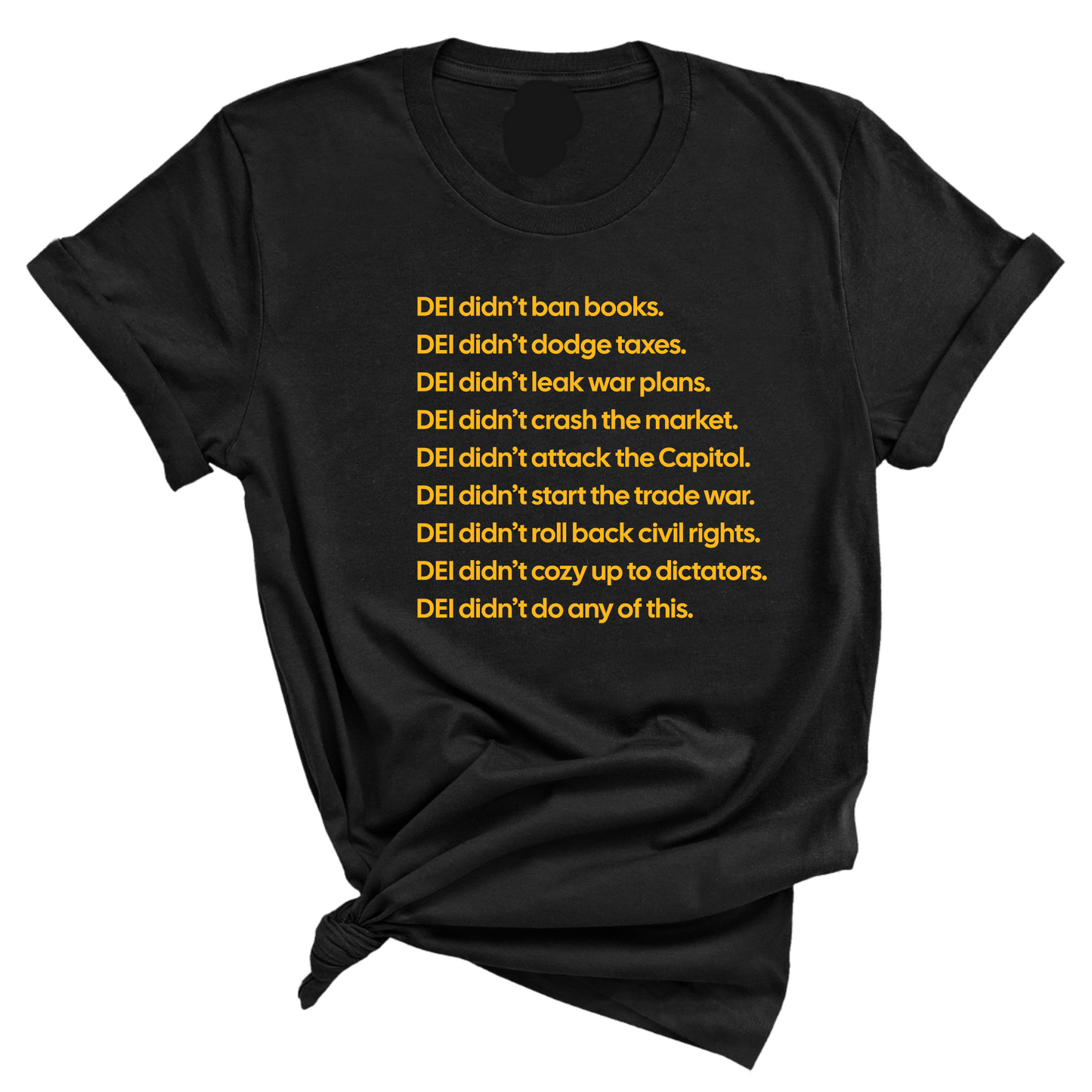 DEI DidnÃ¢â‚¬â„¢t Do Any of This Unisex Tee