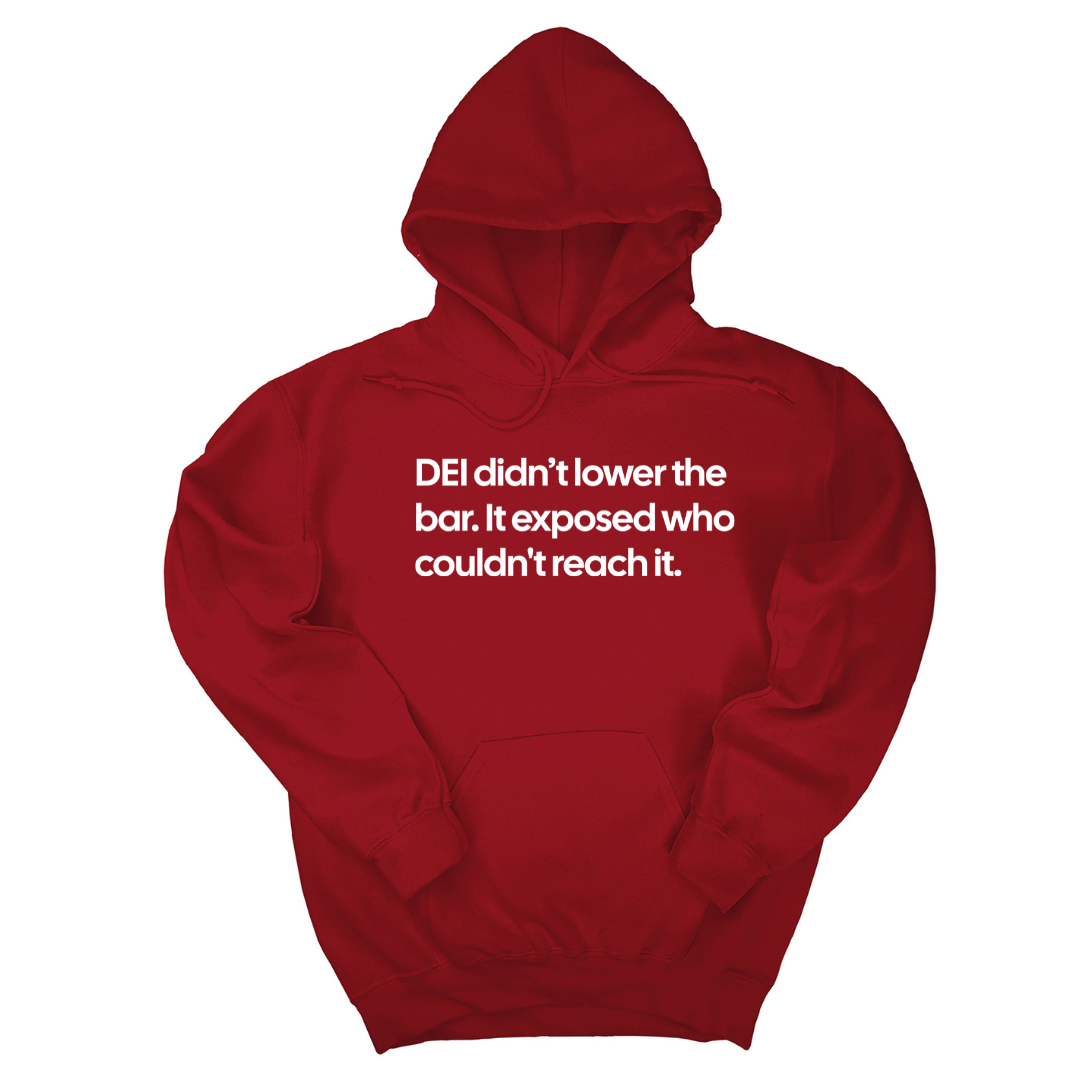 DEI Didn't Lower the Bar Unisex Hoodie