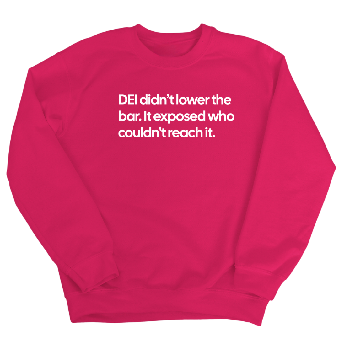 DEI Didn't Lower the Bar Unisex Sweatshirt