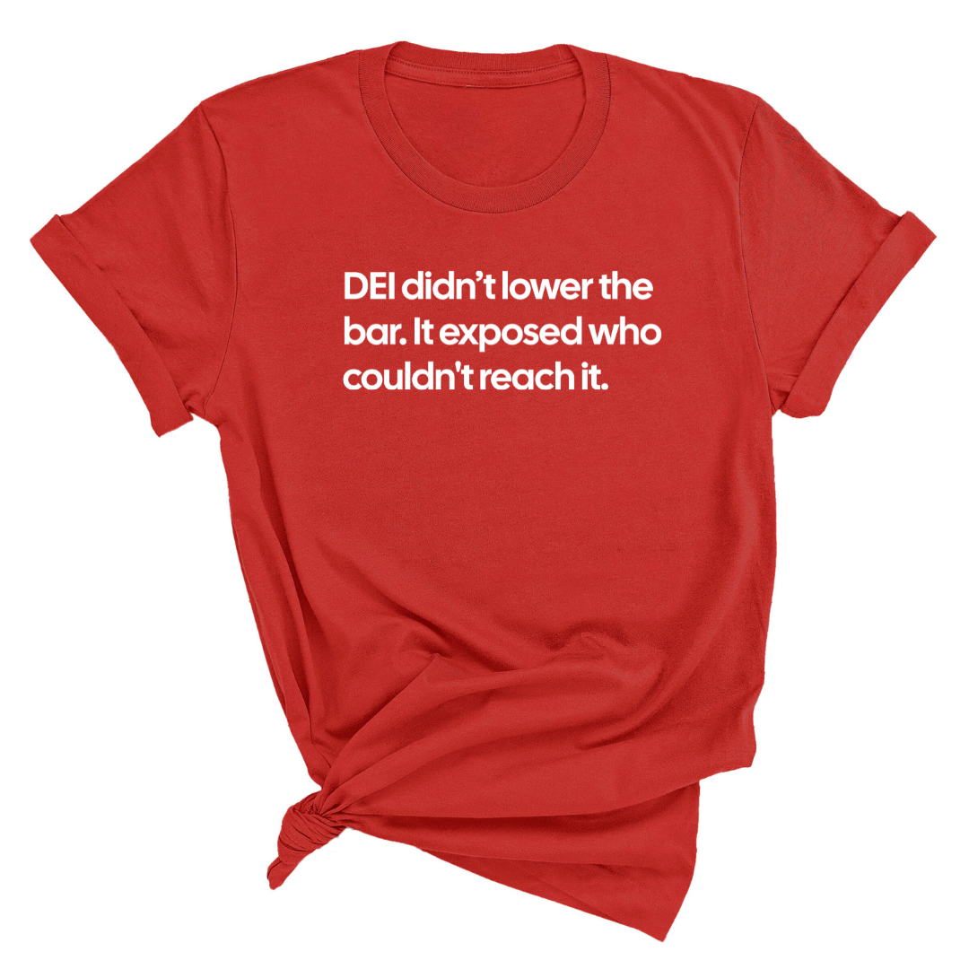DEI Didn't Lower the Bar Unisex Tee