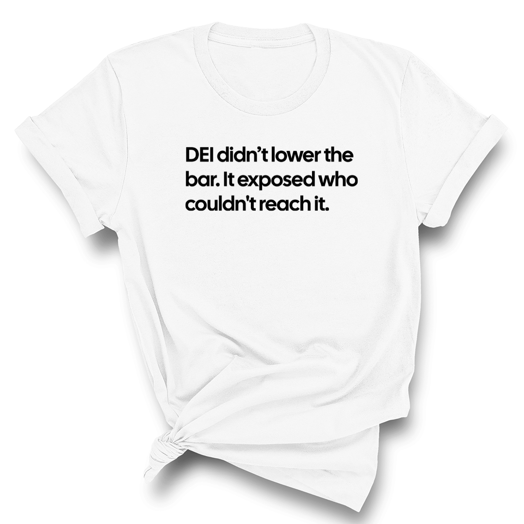 DEI Didn't Lower the Bar Unisex Tee