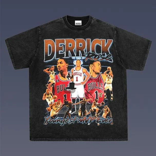 DERRICK ROSE 2.3 TEE | VINTAGE TEE GRAPHIC T-SHIRT SWEATSHIRT HOODIE | SPORT TEE -  GIFT FOR FAN | UrbanDripWear.com