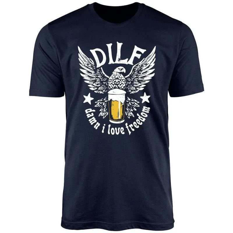 DILF - Damn I Love Freedom Unisex Shirt Hoodie, Sweatshirt | UrbanDripWear.com