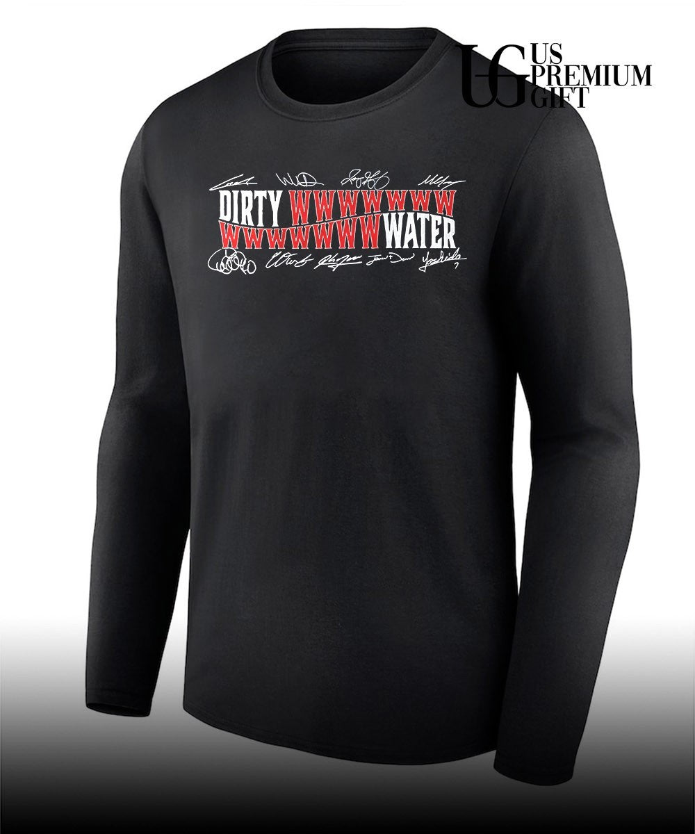 DIrty Wwwwwwwwwwwwwwwater Boston Red Sox baseball signature shirt