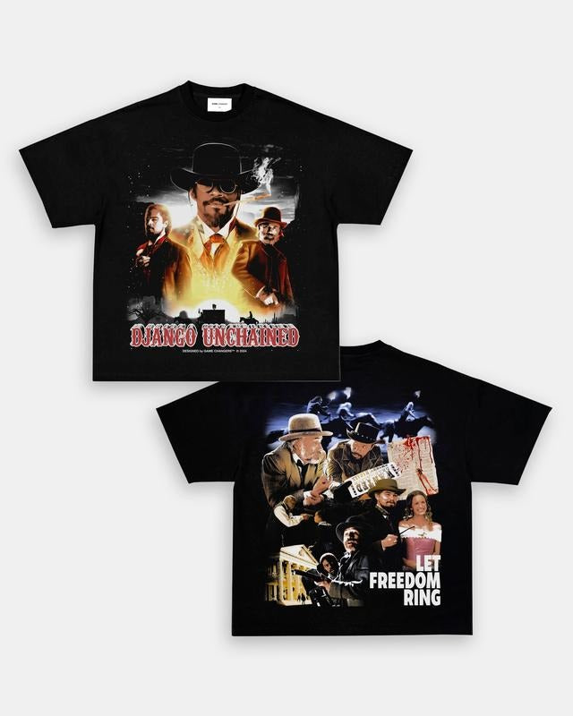 DJANGO TEE  Trending Movie T shirt Vintage 90s T-shirt gift for Movie fans gift for him gift for her unisex T-shirt...
