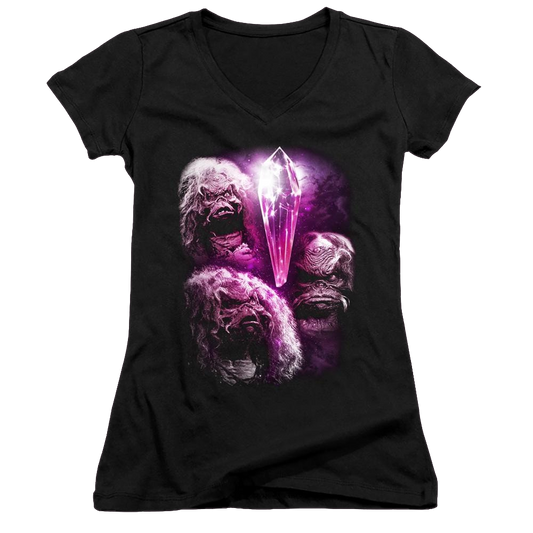 Dark Crystal, The Howling - Juniors V-Neck T-Shirt