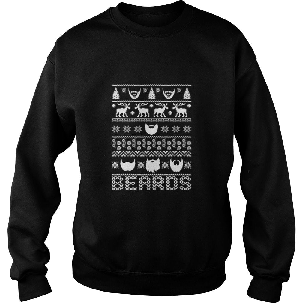Beards ugly christmas sweater xmas