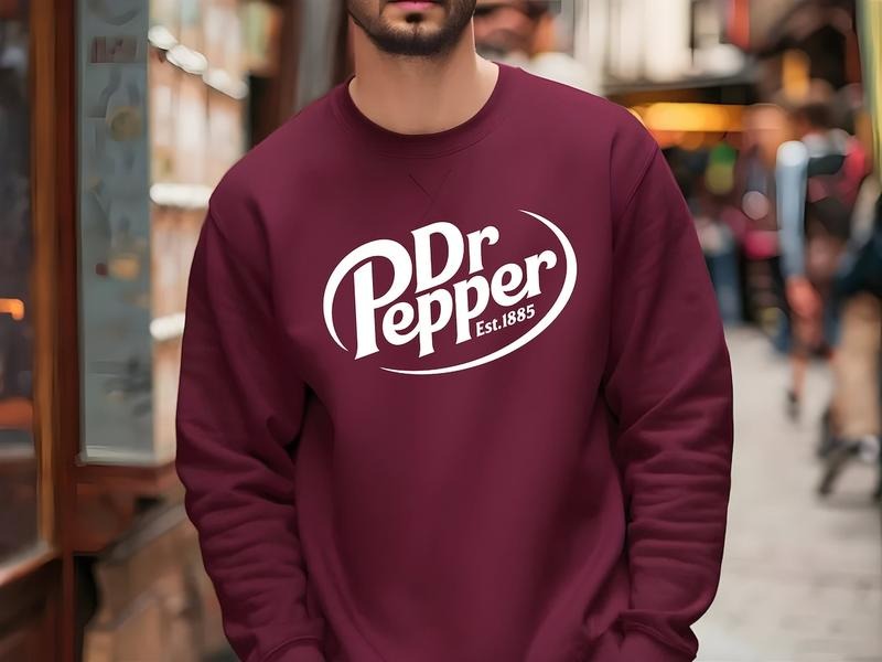 DR.PEPPER Sweatshirt, Dr.P, Dr. Pepper Hoodie, Dr.Pepper Unisex Crewneck, Dr.Pepper Gifts, Fathers Day Gift, Soda...