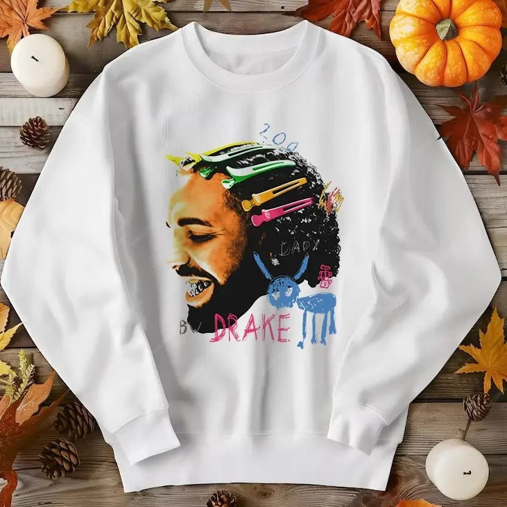 DRAKE GRAPHIC Sweatshirt For All The Dogs Rap Tee Concert Merch Hip Hop Sweatshirt Hoodie | UrbanDripWear.com