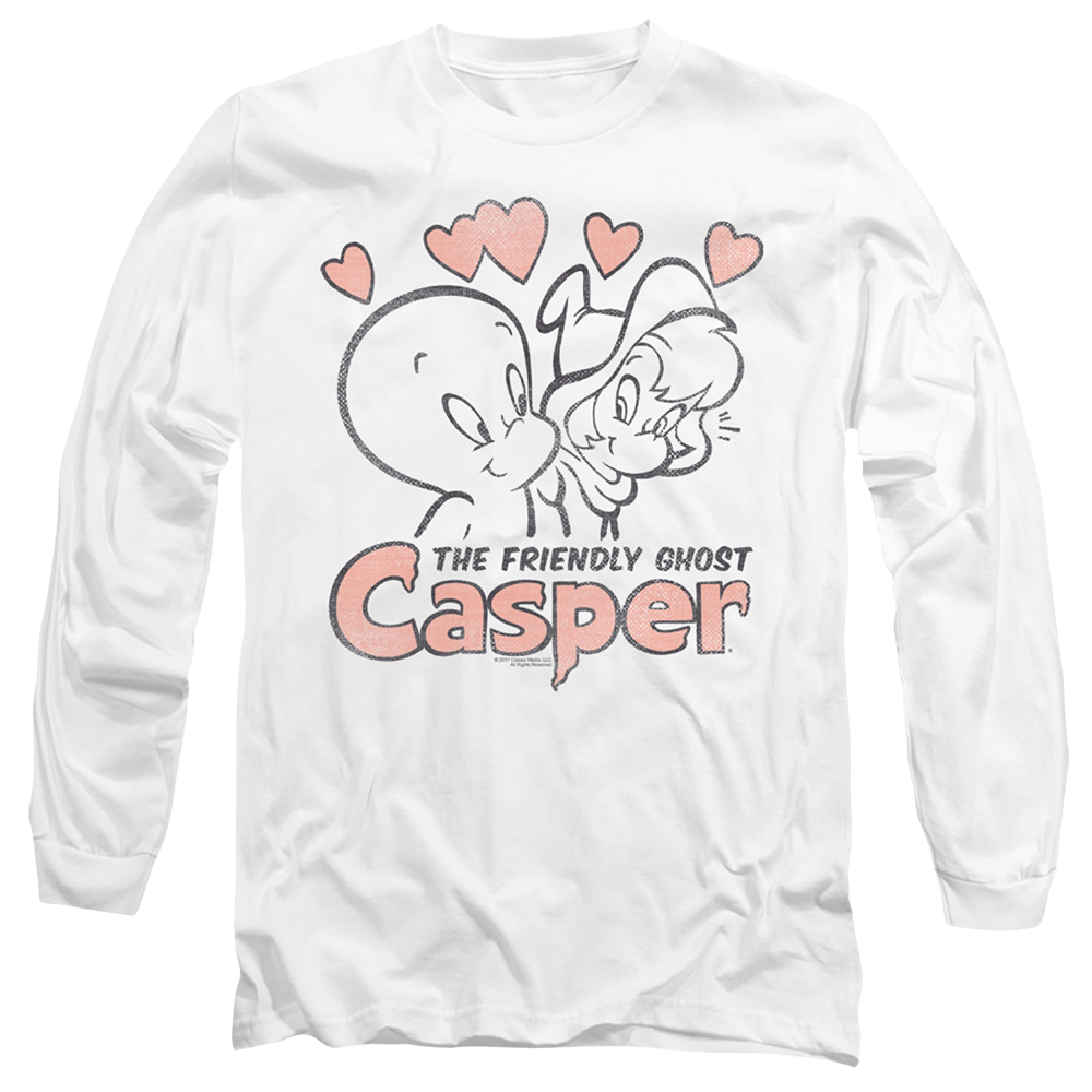 Casper the Friendly Ghost Hearts - Men's Long Sleeve T-Shirt
