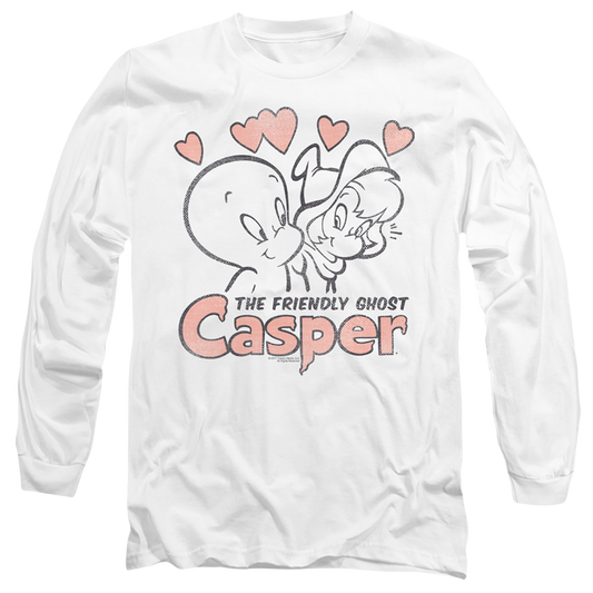 Casper the Friendly Ghost Hearts - Men's Long Sleeve T-Shirt