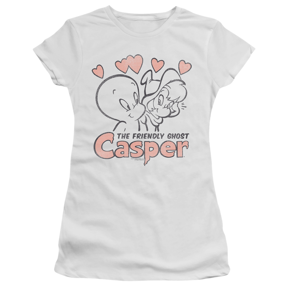 Casper the Friendly Ghost Hearts - Juniors T-Shirt