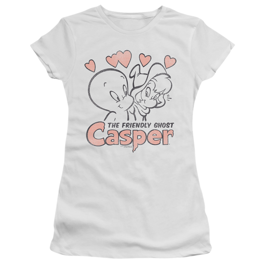 Casper the Friendly Ghost Hearts - Juniors T-Shirt
