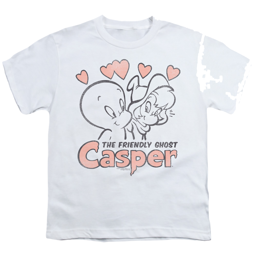 Casper the Friendly Ghost Hearts - Youth T-Shirt