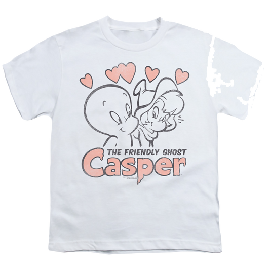 Casper the Friendly Ghost Hearts - Youth T-Shirt
