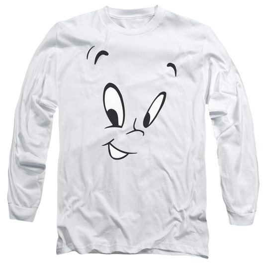 Casper the Friendly Ghost Face - Men's Long Sleeve T-Shirt