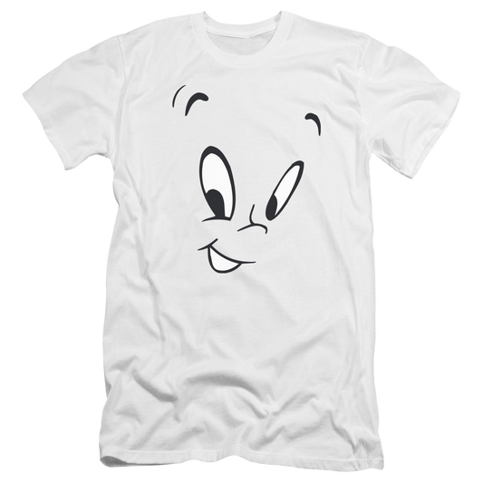 Casper the Friendly Ghost Face - Men's Premium Slim Fit T-Shirt