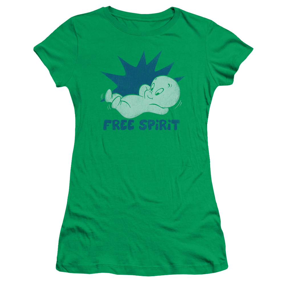 Casper the Friendly Ghost Free Spirit - Juniors T-Shirt