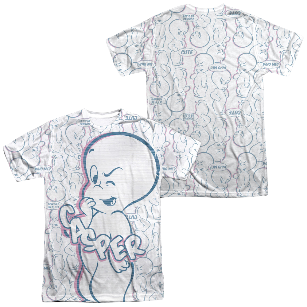 Casper the Friendly Ghost Friendly Ghost (Front/Back Print) - Men's All-Over Print T-Shirt