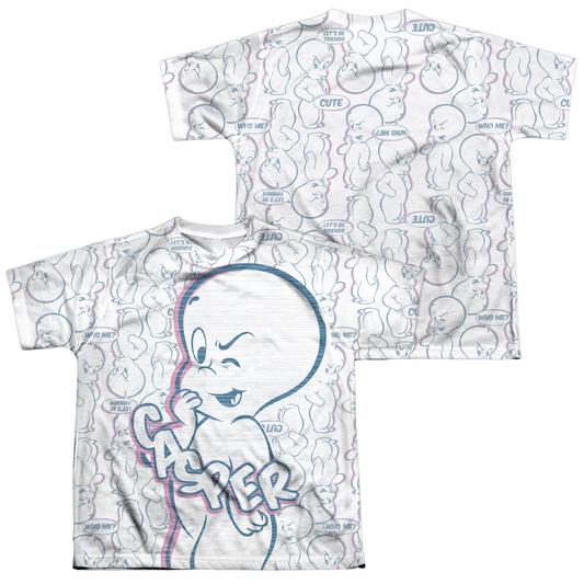 Casper the Friendly Ghost Friendly Ghost (Front/Back Print) - Youth All-Over Print T-Shirt