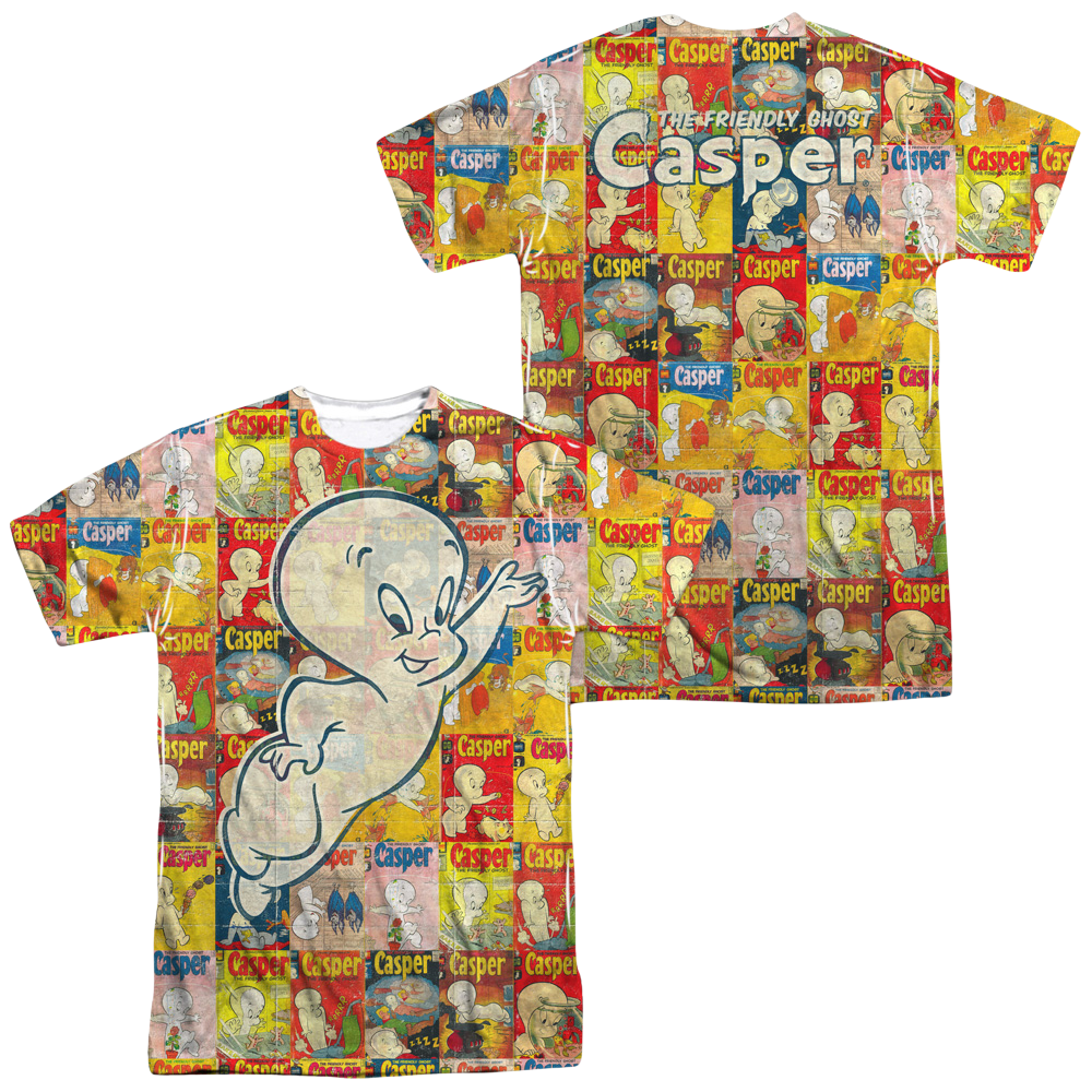 Casper the Friendly Ghost Covered (Front/Back Print) - Men's All-Over Print T-Shirt