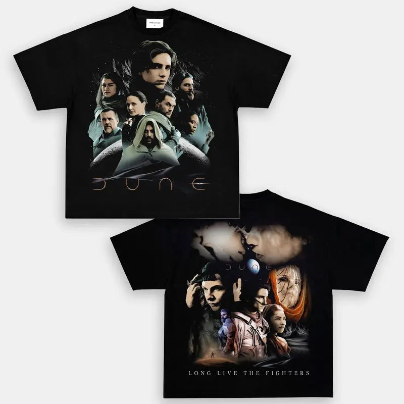 DUNE V2 TEE  Trending Movie T shirt Vintage 90s T-shirt gift for Movie fans gift for him gift for her unisex T-shirt...
