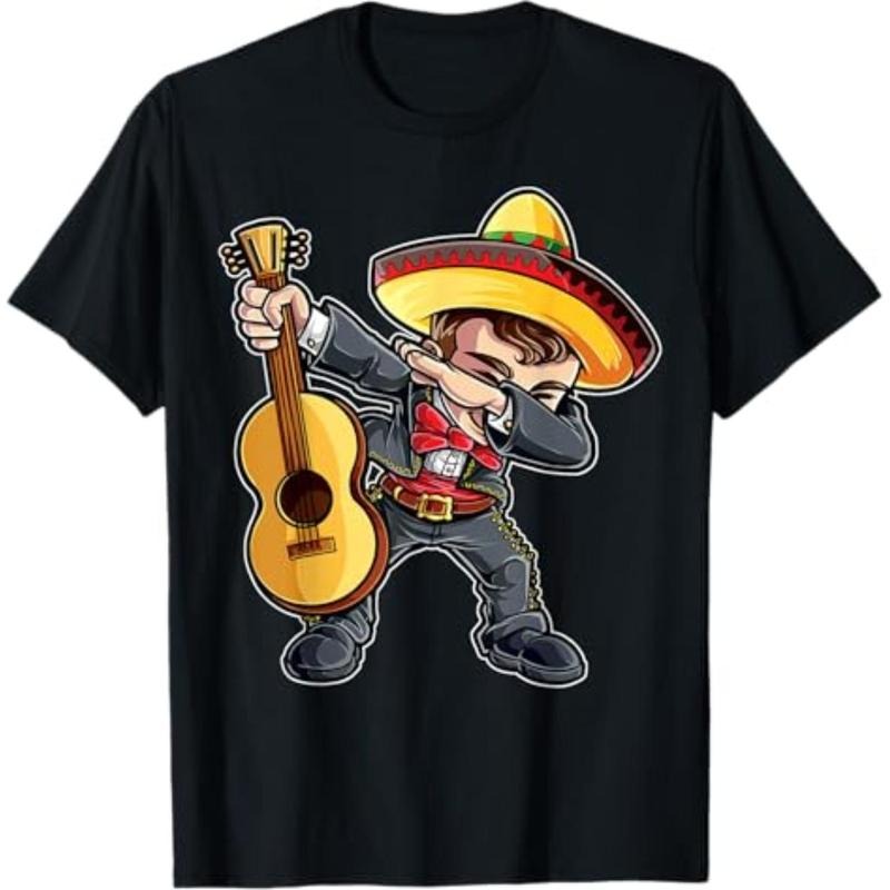 Dabbing Mariachi T Shirt Cinco de Mayo Kids Boys Men Mexican T-Shirt Hoodie, Sweatshirt | UrbanDripWear.com
