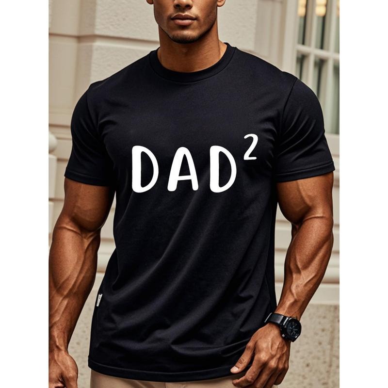 Dad Shirt Dad Of Two Shirt Second Time Dad Shirt Shirt, Daddy Shirt, Crew Neck Graphicng, Soft 100% Cotton, Regular Fit,...