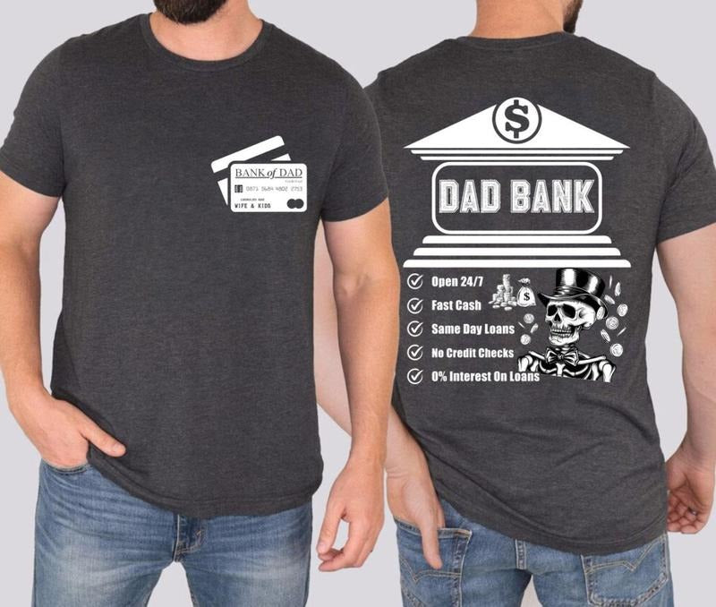 Dad bank shirt, funny dad shirt, fathers day shirt, dad of girls Hoodie, Sweatshirt | UrbanDripWear.com