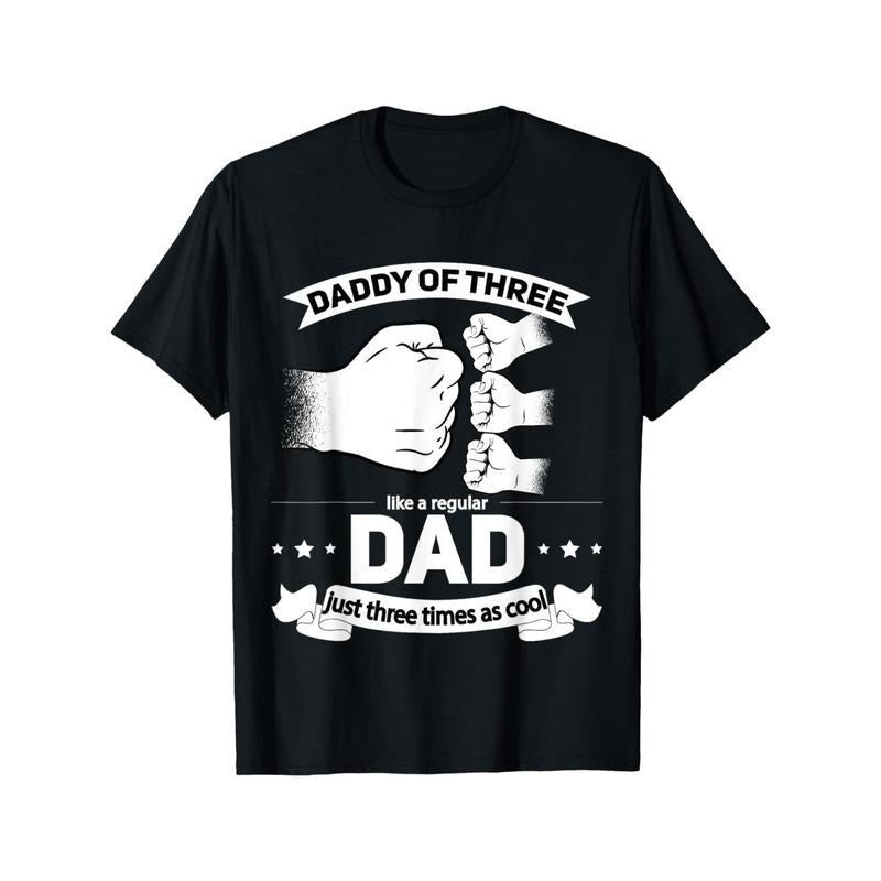 Dad of 3 Kids - Cool Dad Father's Day 3 Kids T-Shirt Hoodie, Sweatshirt | UrbanDripWear.com