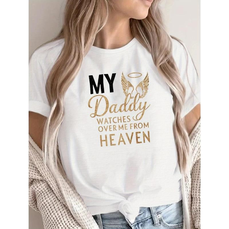 Daddy Heaven women's comfit t-shirt Hoodie, Sweatshirt | UrbanDripWear.com