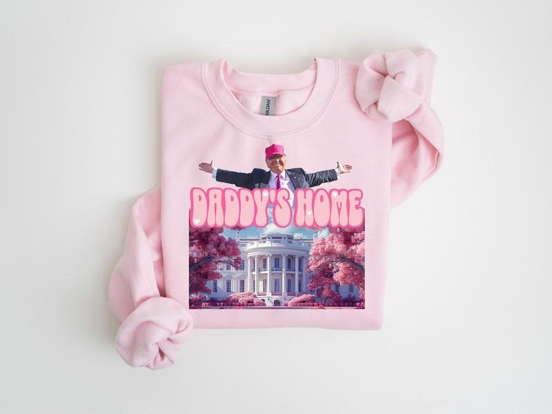 Daddys home shirt, White House trump 2024 shirt get in losers, trump sweatshirt Hoodie | UrbanDripWear.com