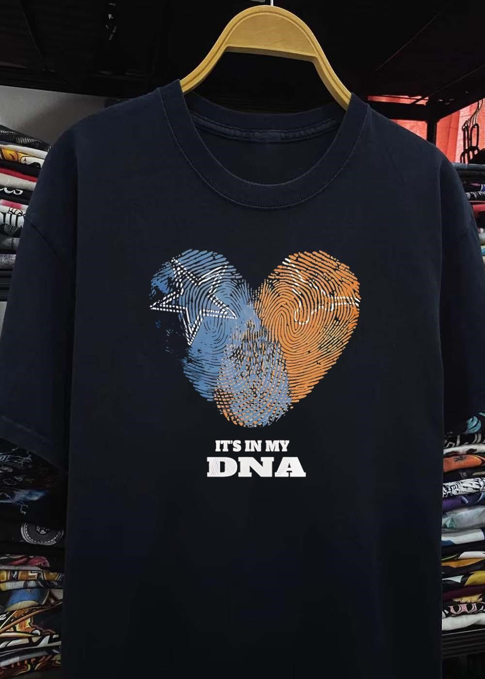 Dallas Cowboys Texas Longhorns Heart It’s in My DNA Shirt