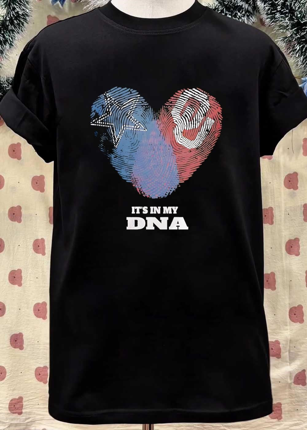 Dallas Cowboys and Oklahoma Sooners It’s in My DNA Shirt