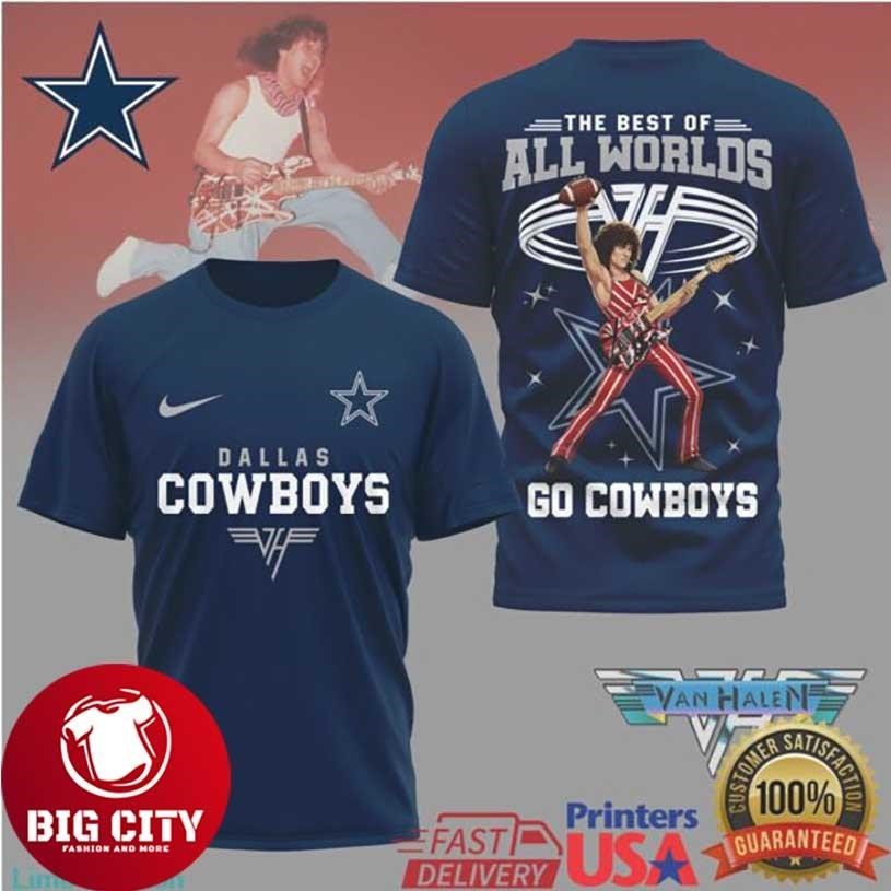 Dallas Cowboys x Van Halen Best Of All Worlds Two Sided Shirt