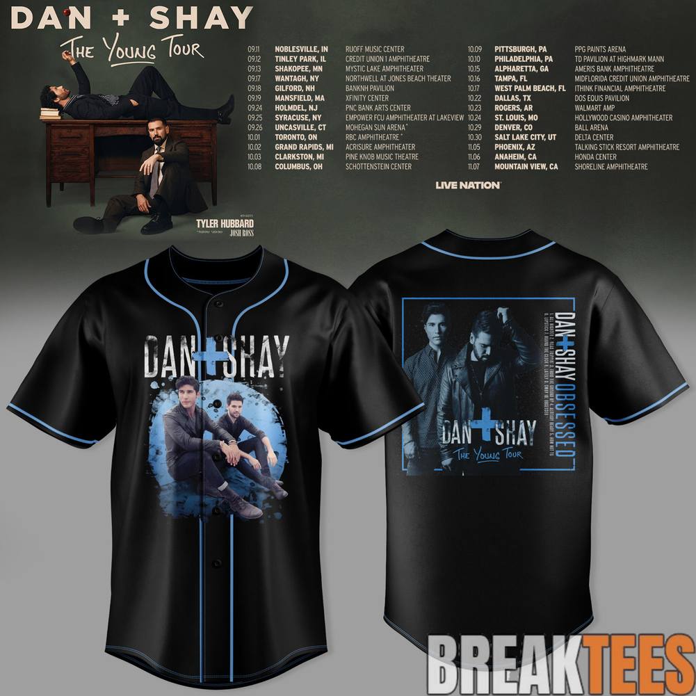 Dan + Shay ‘The Young Tour’ 2026 Special Jersey