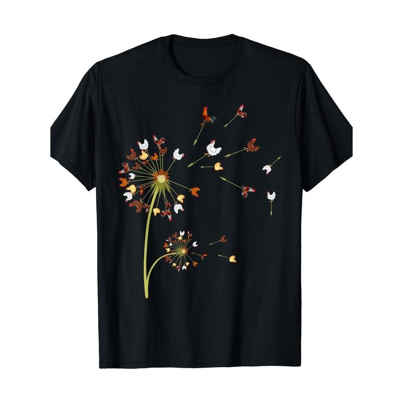 Dandelion Tree Design Chick Lover T-shirt Made in USA Hoodie, Sweatshirt | UrbanDripWear.com