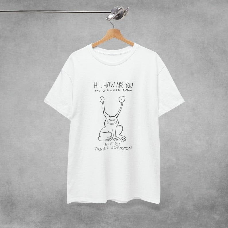 Daniel Johnston "The Unfinished Album" Sweatshirt T-Shirts, Hoodie | UrbanDripWear.com