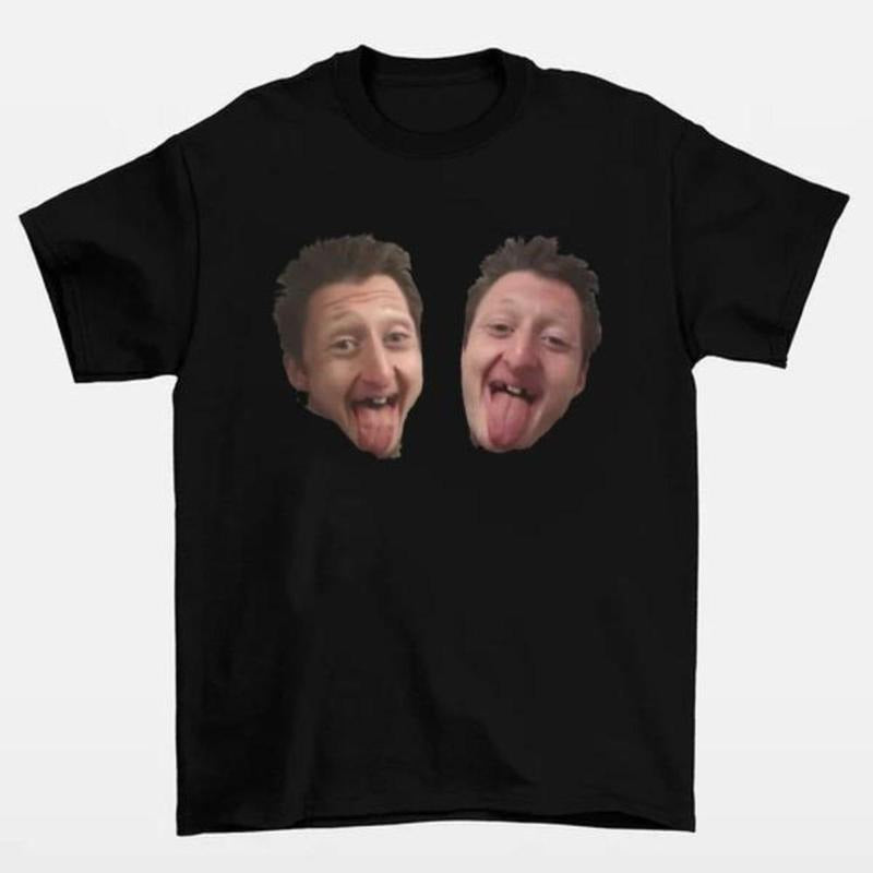 Daniel Larson Goofy Pair Essential T-Shirt Featuring Bold and Playful Design for Casual Wear Cotton Top Menswear Grey...