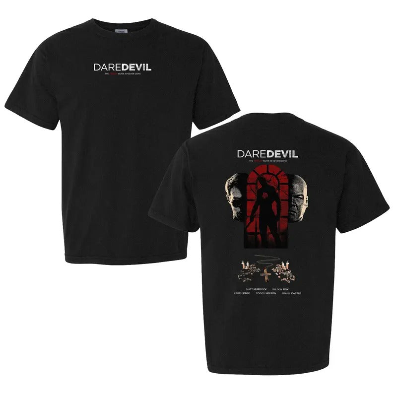 Dar3d3v1l B0rn Again Unisex TShirt -TV Show Graphic Tee, Ma0rvell Comics, Sup3rhero Costume Shirt, Comic Book Lover Gift,...