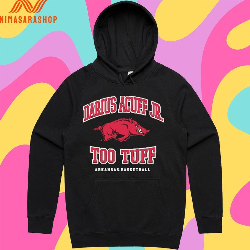 Darius Acuff Jr Too Tuff Arkansas Razorbacks Men’s Basketball Shirts
